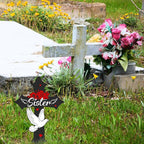 Cross Grave Decorations for Cemetery, Sympathy Memorial Stakes for Loss of - Image 3