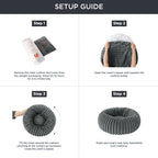 Bedsure ComfyFleece™ Donut Medium Dog Bed - Image 5