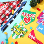 30 Pcs Adopt Me Dog Bandanas Bulk Pet Bibs Colorful Triangle Scarf Pet Adopt Me - Image 3