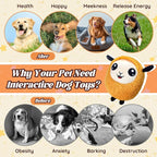 Interactive Moving Dog Toys, 2025 Upgraded Jumping Squeaky Moving Dog Ball - Image 3