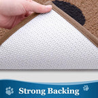 Buganda Dog Door Mat for Muddy Paws, Absorbent Dirt Trapper Washable Indoor - Image 4