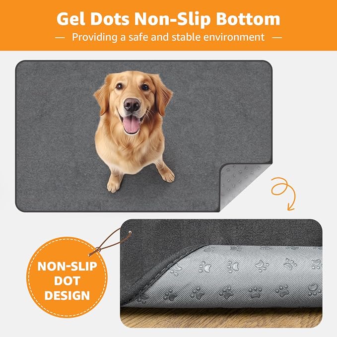 Washable Dog Pee Pads 36x72 2Pack Reusable Whelping Pads, Absorb Dog Mats - Image 3