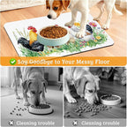 Chicken Rooster Dog Cat Food Mat - Image 4
