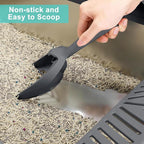 2 Pack Stainless Steel Litter Box | XL Enclosed Cat Litter Boxes - Image 5
