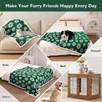 Waterproof Blanket for Dog Puppy Cat, Cute 3D Textured Flower Dog Blanket for - Image 4