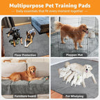 Washable Dog Pee Pads 36x72 2Pack Reusable Whelping Pads, Absorb Dog Mats - Image 4