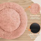 JOLLYVOGUE Calming Dog Bed Large Size Dog, Anti-Anxiety Donut Large Pet Bed - Image 3