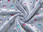 1 Pack 3 Blankets Super Soft Cute Dot Pattern Pet Blanket Flannel Throw - Image 5