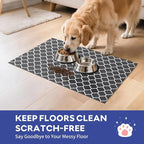Cooyes Large Dog Food Mat 16"×24", Ultra-Absorbent Dog Bowl Mat - Image 5