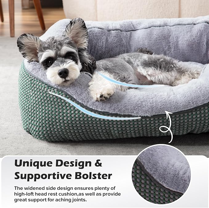INVENHO Large Dog Beds Large Sized, Washable Orthopedic Warming Soft Sleeping - Image 4