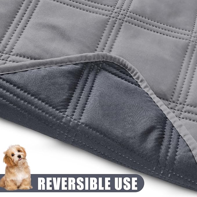 Smiry Waterproof Dog Bed Cover Blanket 40x80, Soft Reversible Pet Blanket - Image 3