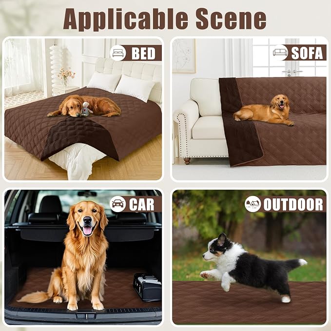 Smiry Waterproof Dog Bed Cover Blanket 30x70, Soft Reversible Pet Blanket - Image 5