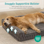 Cute Dog Bed, Faux Rabbit Fur Orthopedic Foam Dog Bed - Image 5