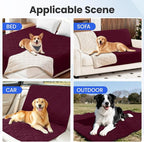 Waterproof Dog Bed Cover Pet Blanket, Soft Couch Cover - Image 5