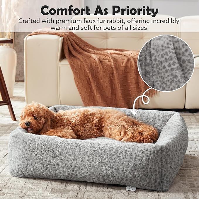 JOEJOY Small Dog Bed for Small Dogs, Washable Orthopedic Premium Soft Corduroy - Image 6