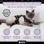 Cat Surgery Recovery Suit Female Cat Onesie - Image 8
