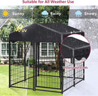 Dog Kennel Outdoor, 4.5' x 4' x 4' Outside Dog Kennel - Image 3