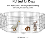 MidWest Homes for Pets Folding Metal Dog Exercise Pen, Indoor/Outdoor Playpen - Image 6