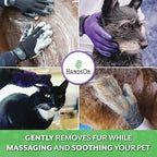H HandsOn Pet Grooming Gloves - Image 2