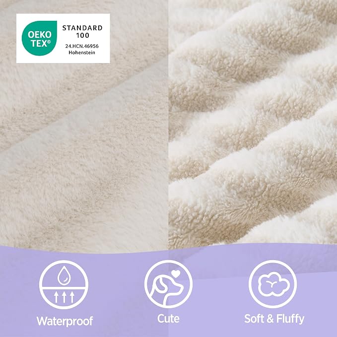 LE SURE Cute Dog Bed for Small Dogs, Orthopedic Waterproof Small Pet Beds - Image 3