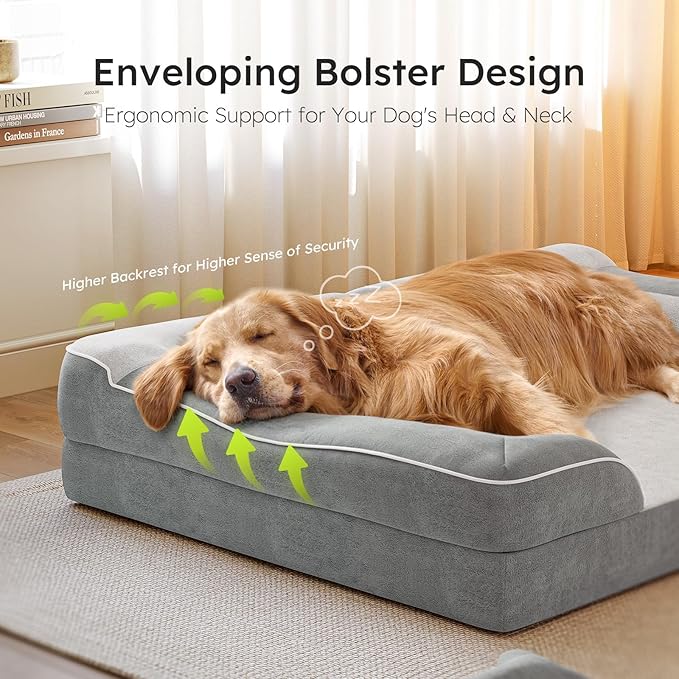 Jumbo Dog Beds for Extra Large Dogs, Orthopedic Dog Bed - Image 4