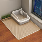 HCY&WLD 2-Pack Cat Litter Mat, Double Layer Honeycomb Waterproof Urine Proof by HCY%26WLD