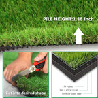Artificial Grass Rug Outdoor Indoor 4FTX99FT Fake Grass Carpet Green Synthetic - Image 4
