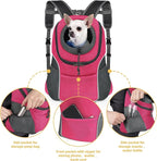 WOYYHO Pet Dog Carrier Backpack Small Dog Front Backpack Ventilated Dog Carrier - Image 4