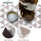 CROXTON & CO. Non-Slip Faux Leather Pet Feeding Mat - Image 5