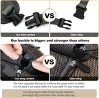 FDJASGY Pet Sling Carrier for Small Dogs Cats, Breathable Mesh Travelling Hand - Image 4