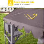 Aivituvin Large Catio Outdoor Cat Enclosure Window Design - Image 5