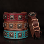 PET ARTIST Genuine Leather Dog Collar - Image 4