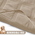 Smiry Waterproof Dog Bed Cover Blanket 68x82, Soft Reversible Pet Blanket - Image 3