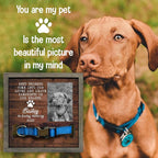 Personalized Dog Collar Frame Memorial Pet Loss Sign Dog & Cat Lover Ever Gifts - Image 6