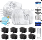 Veken Cat Water Fountain Filters, 8 Pack Replacement Filters & 8 Pack by Veken