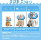 Cat Cone Collar Soft, Adjustable Cat Recovery Collars Kitten Cones to Stop - Image 2