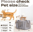 Pet Carrier for Cats, Guinea Pigs – Airline Approved Soft-Sided Travel Bag - Image 2