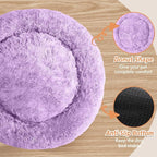 JOLLYVOGUE Calming Dog Bed Medium Size Dog, Anti-Anxiety Donut Medium Pet Bed - Image 3