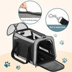 Petsfit Cat Carrier Dog Carriers Airline Approved, 3 Carrying Ways, Lightweight - Image 4