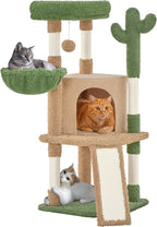 Yaheetech Cactus Cat Tree, 42in Cat Tower by Yaheetech