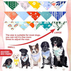 150 Pcs Boho Dog Bandanas Bulk Pet Bibs Colorful Triangle Scarf Pet Boho - Image 3