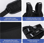 Dog Lift Harness for Small Dogs, Dog Backpack Carrier, Adjustable Padded - Image 7
