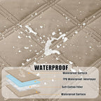 Smiry Waterproof Dog Bed Cover Blanket 68x82, Soft Reversible Pet Blanket - Image 2