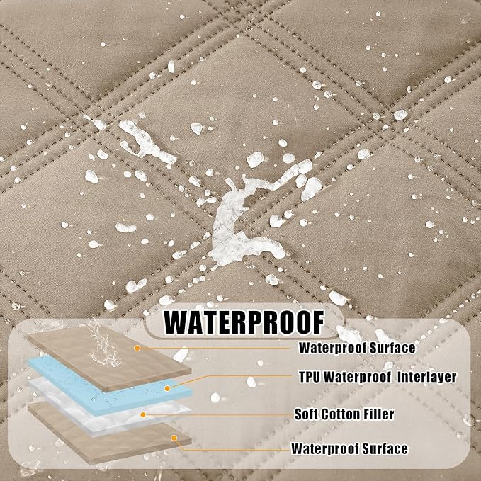 Smiry Waterproof Dog Bed Cover Blanket 40x50, Soft Reversible Pet Blanket - Image 2
