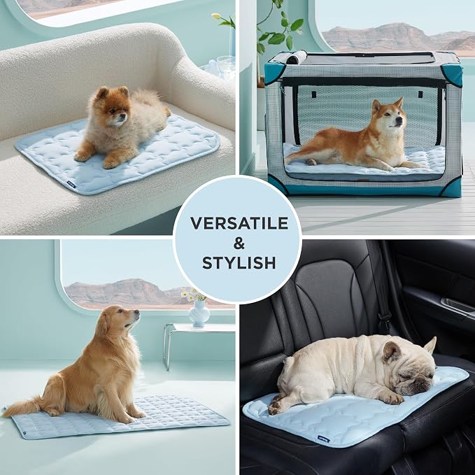 Bedsure Cooling Mat for Large Dogs – 35x23 Thin Washable Cooling Pet Pad for - Image 5
