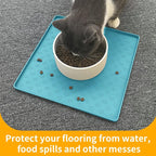 Ptlom Dog Food Mat Anti-Slip Bowl Mats - Image 6