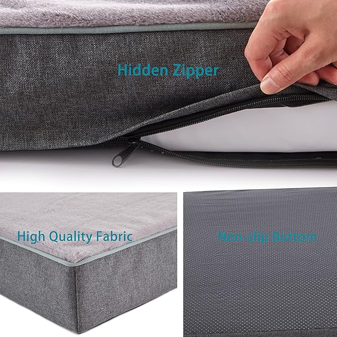 Orthopedic Memory Foam Dog Bed, Cooling Dog Beds - Image 3