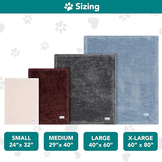PetAmi Fluffy Soft Dog & Cat Blanket, Sherpa Fleece, Calming Pet Blanket Throw - Image 7