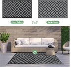 GENIMO Outdoor Rugs 3x5 Waterproof, Reversible Mats, Outdoor Area Rug, Plastic - Image 4