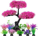Ameliade Aquarium Artificial Plastic Plants Decoration by Ameliade